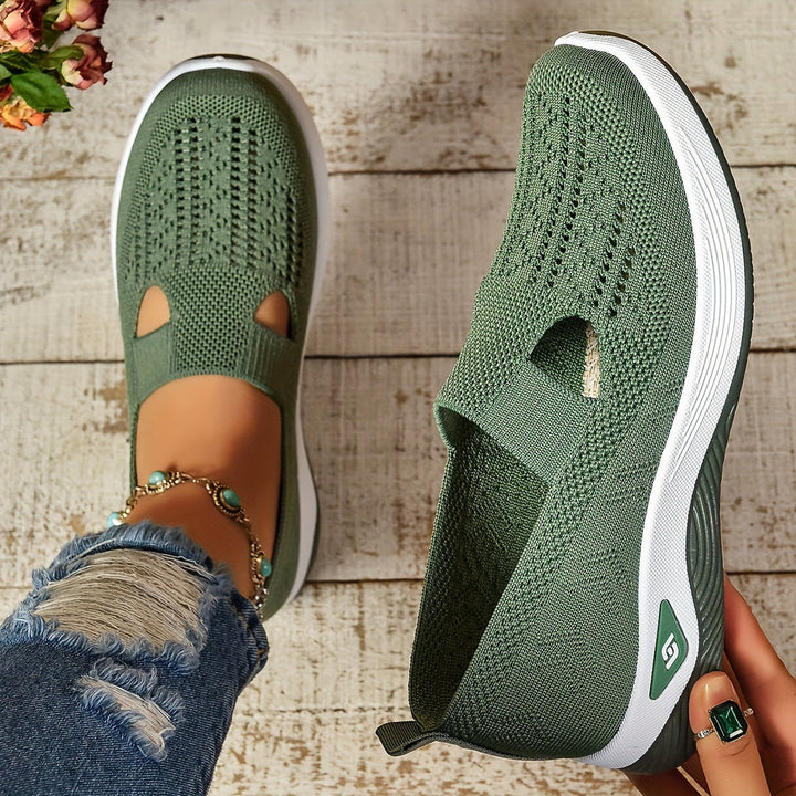 Sneakers Sans Lacets Confort Ergonomique Femme
