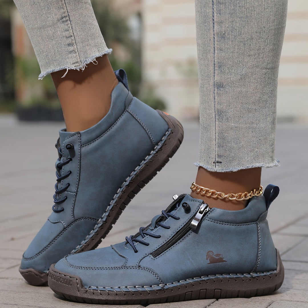 Baskets De Marche Confortables à Lacets Pour Femmes