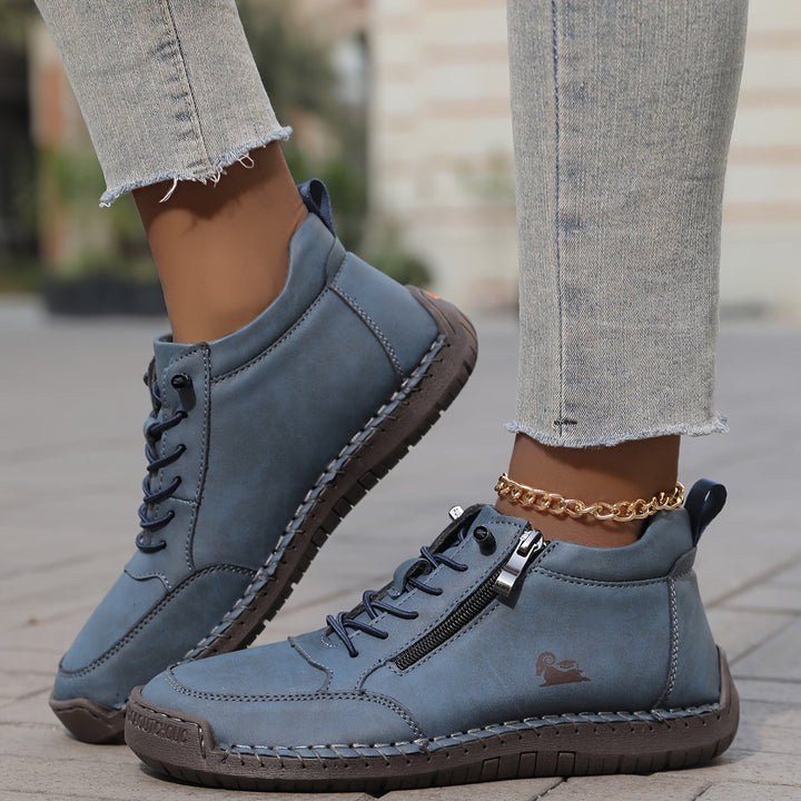 Baskets De Marche Confortables à Lacets Pour Femmes