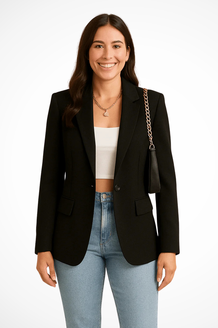 Blazer Tailleur Structuré Femme