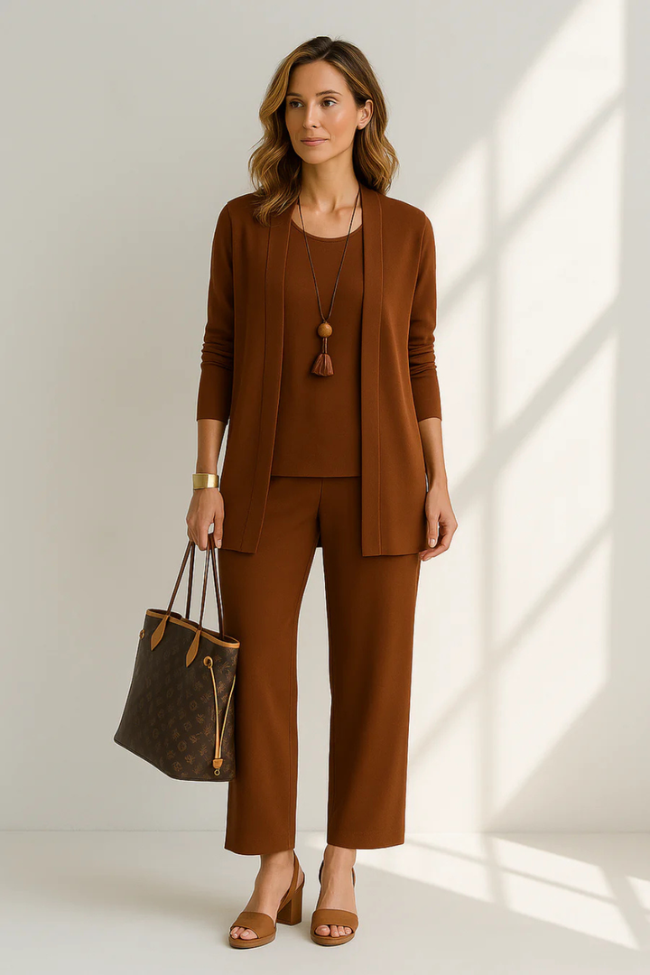 Ensemble 3 Pièces Femme Tailleur Formel