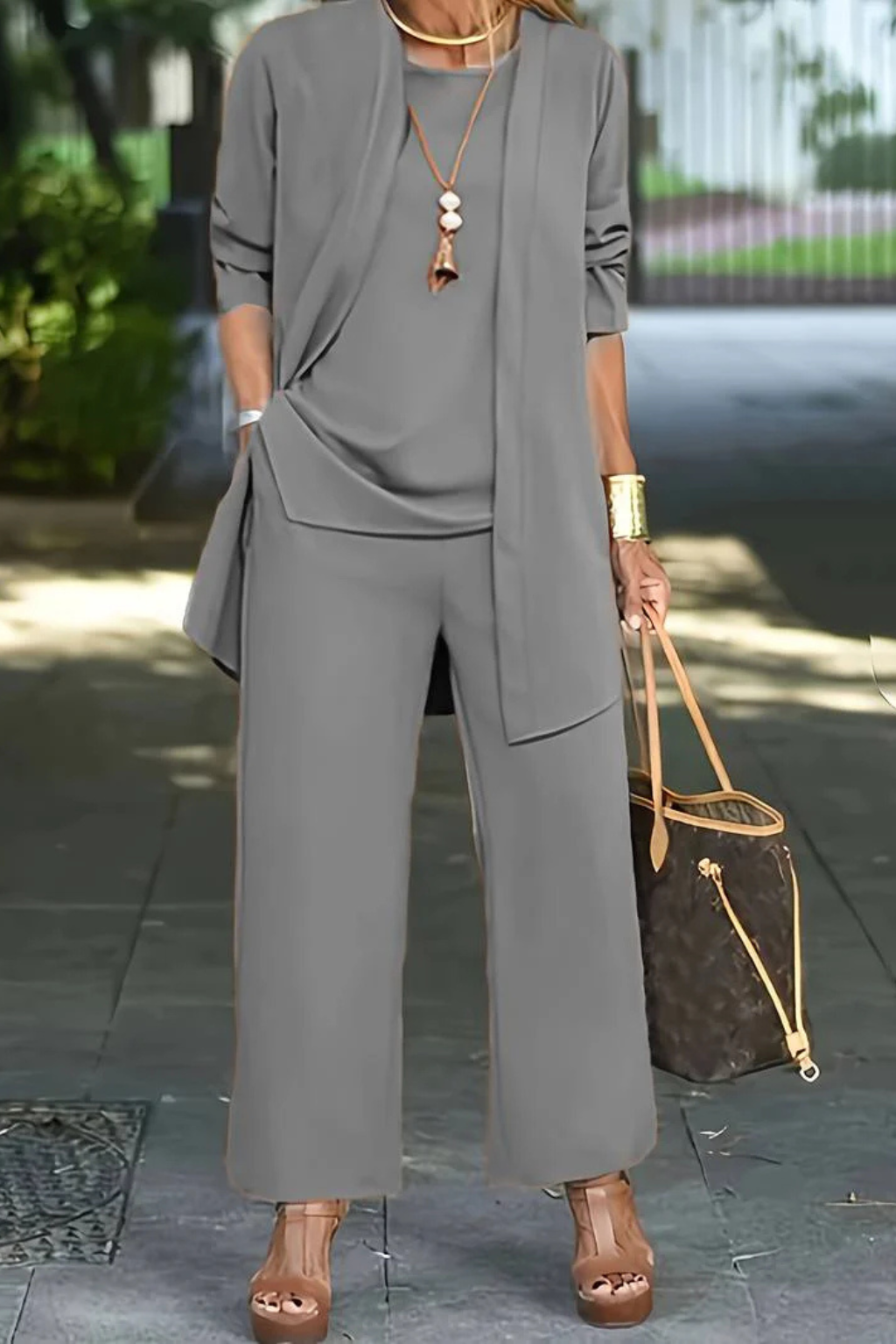 Ensemble 3 Pièces Femme Tailleur Formel