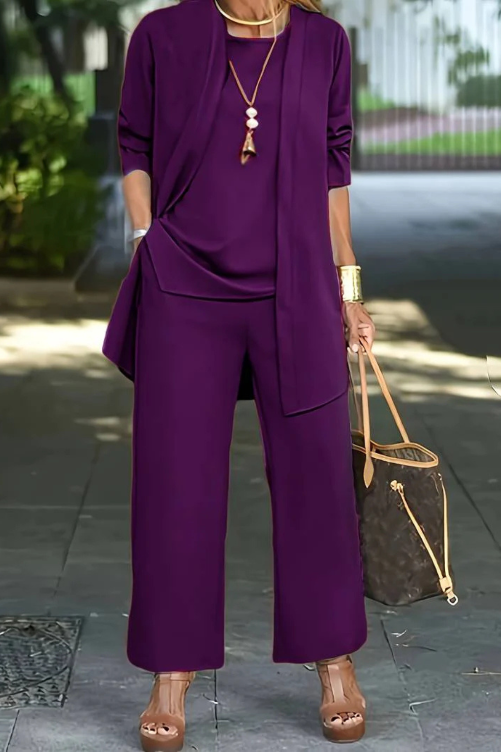 Ensemble 3 Pièces Femme Tailleur Formel