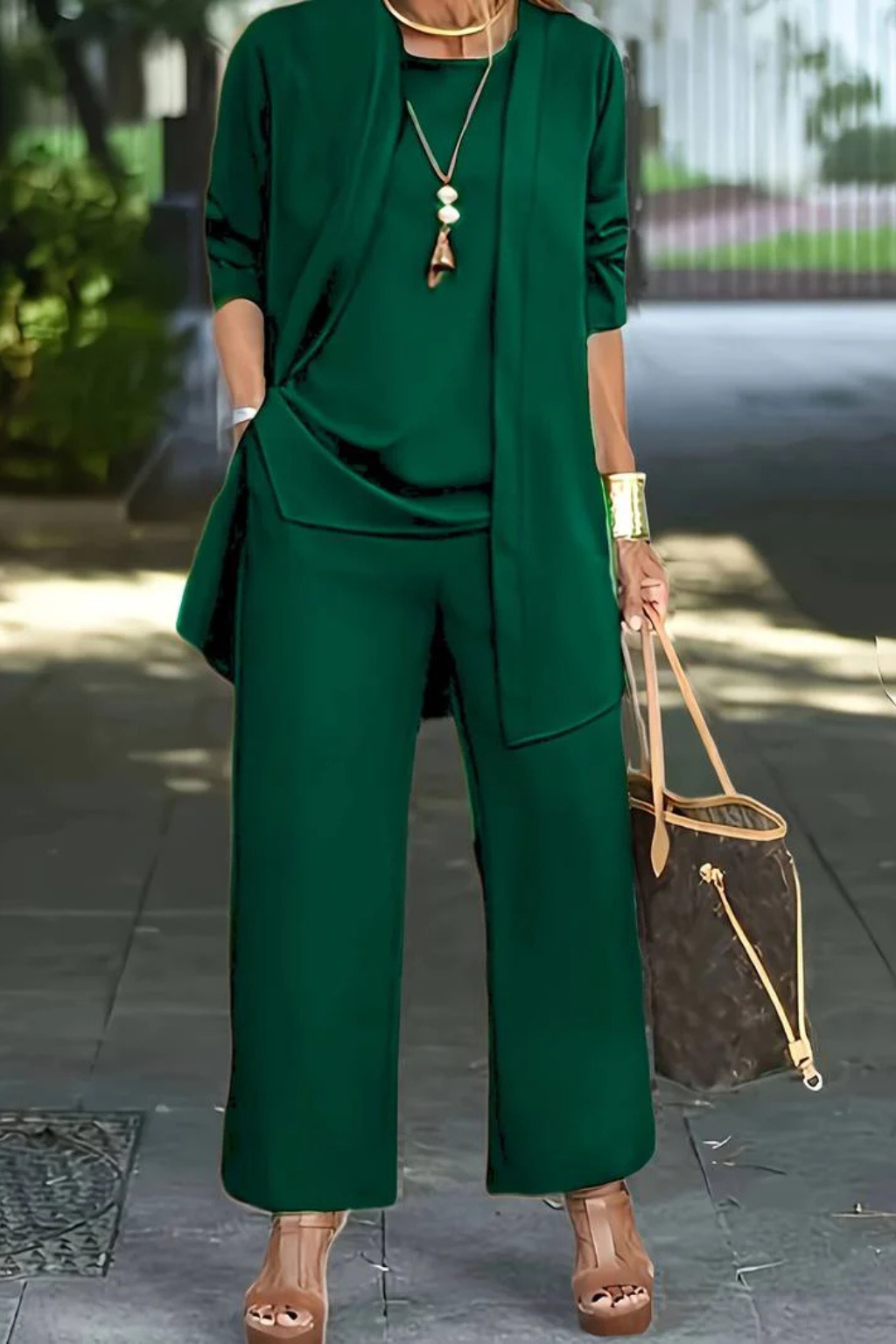 Ensemble 3 Pièces Femme Tailleur Formel