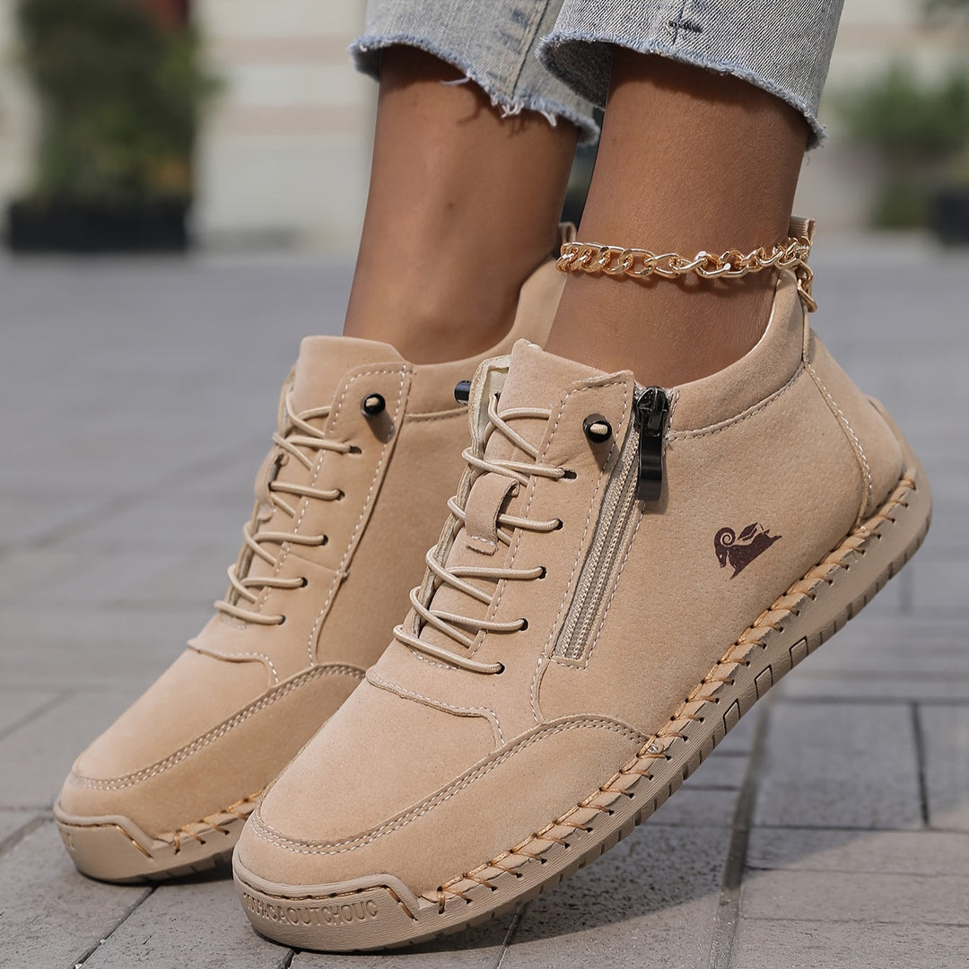 Baskets De Marche Confortables à Lacets Pour Femmes