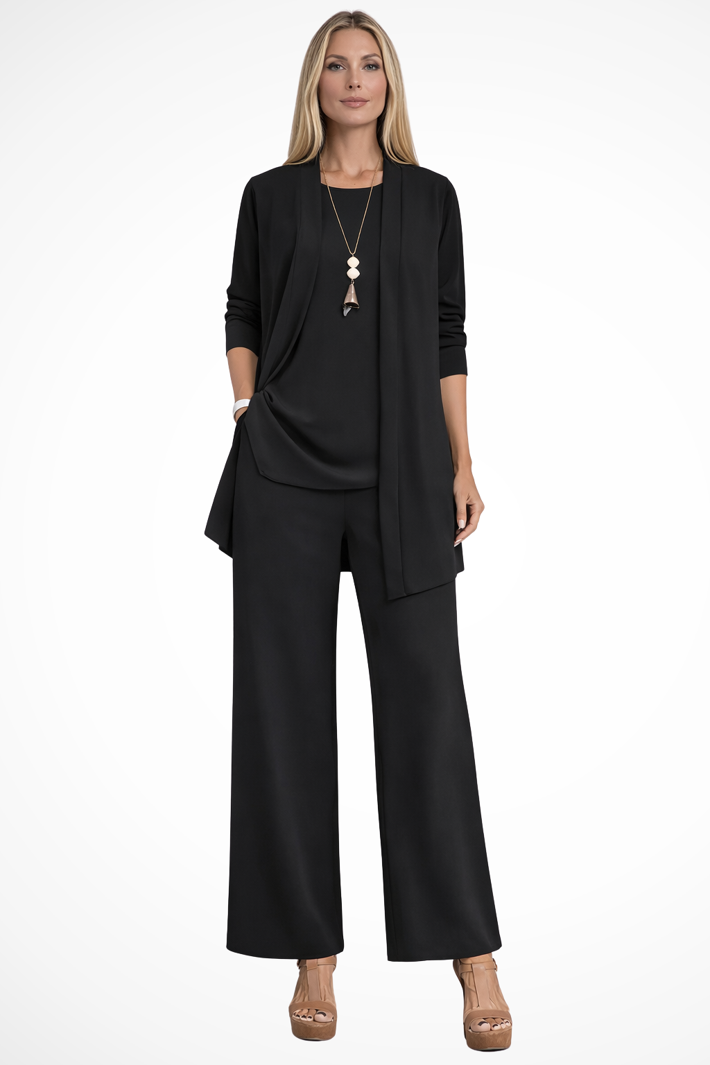 Ensemble 3 Pièces Femme Tailleur Formel