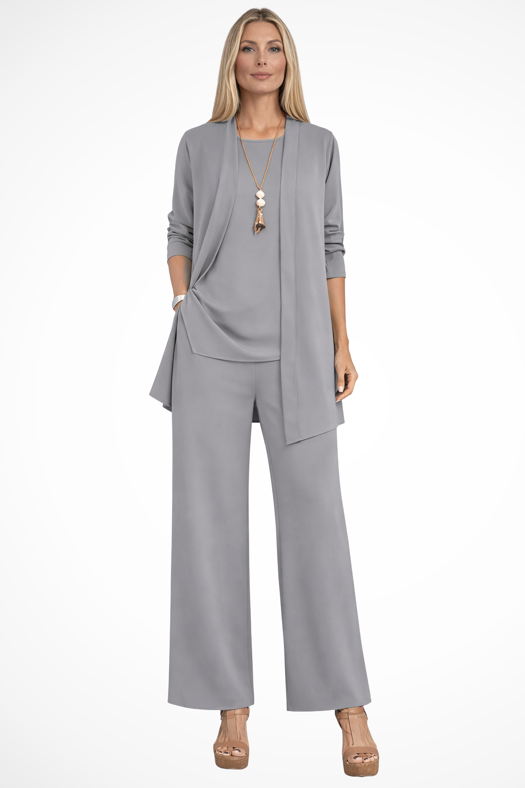 Ensemble 3 Pièces Femme Tailleur Formel