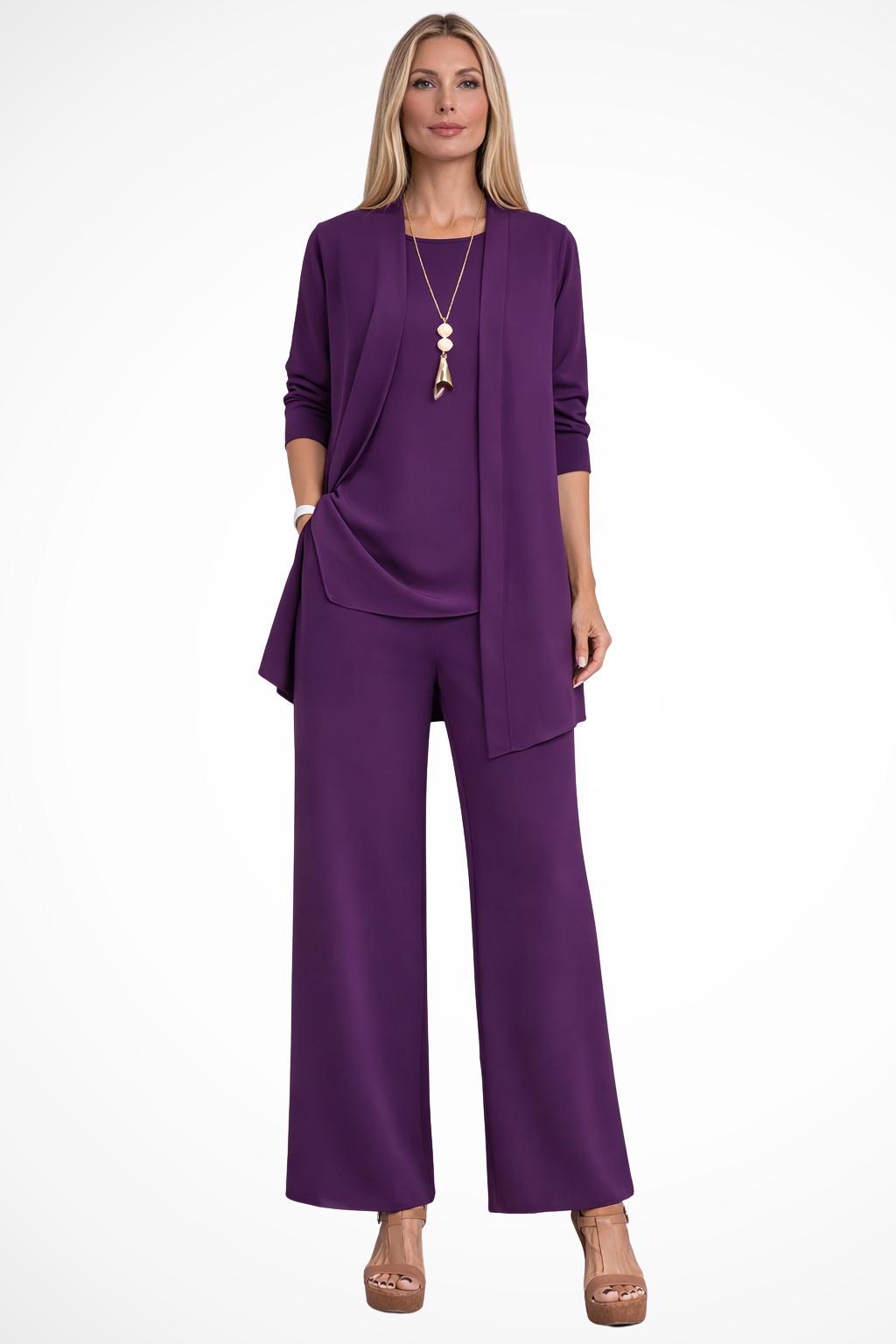 Ensemble 3 Pièces Femme Tailleur Formel