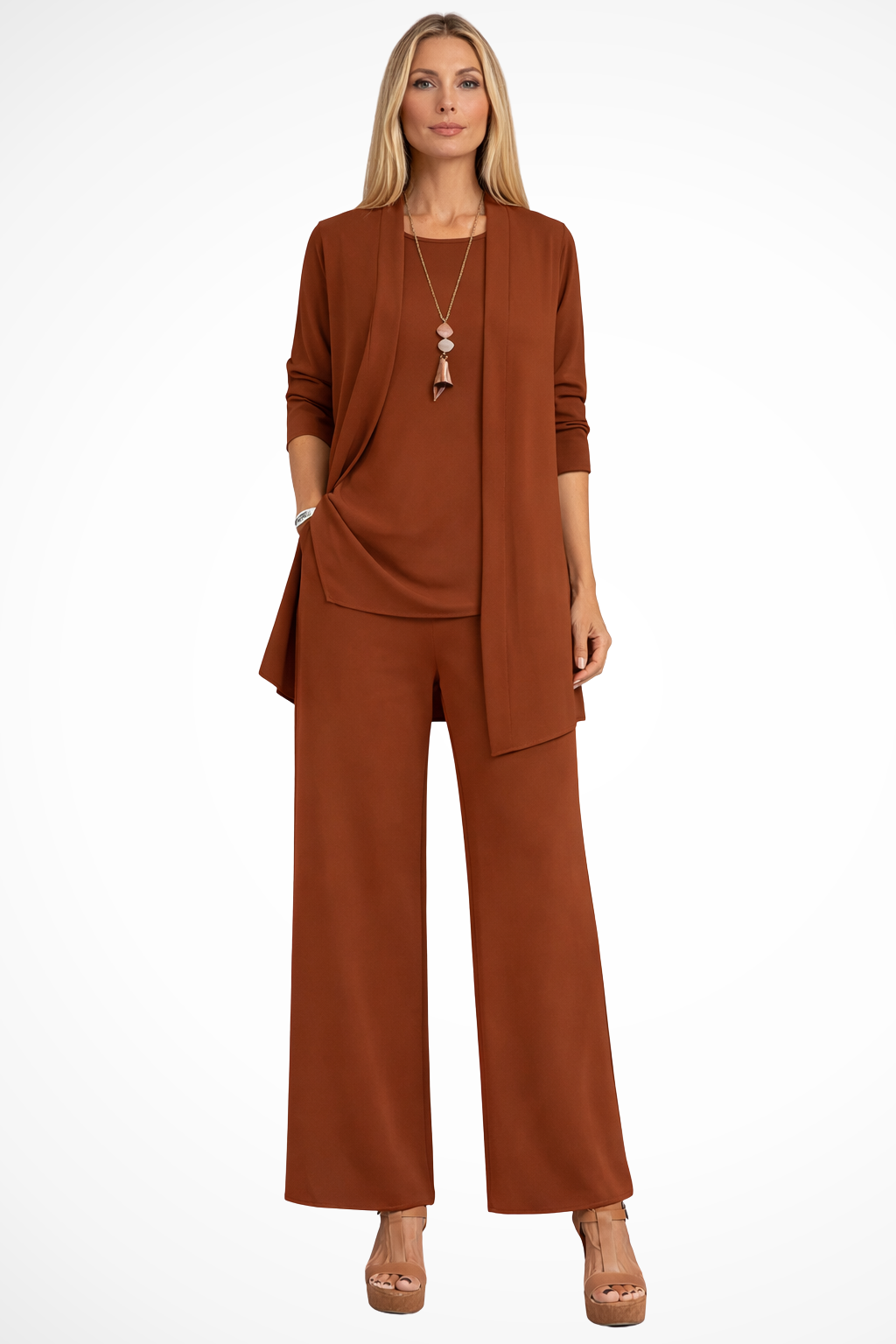 Ensemble 3 Pièces Femme Tailleur Formel