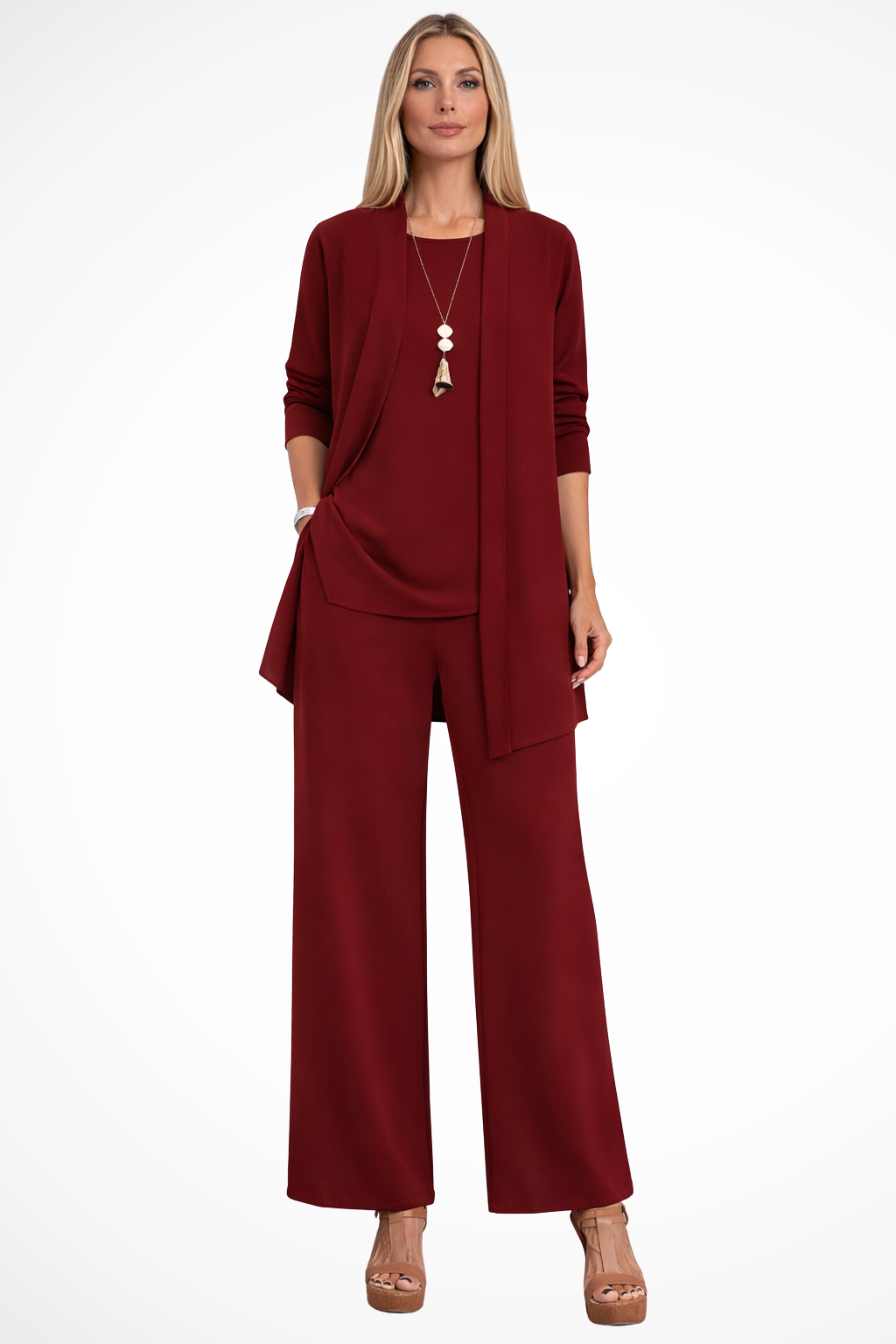 Ensemble 3 Pièces Femme Tailleur Formel