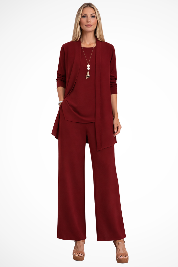 Ensemble 3 Pièces Femme Tailleur Formel