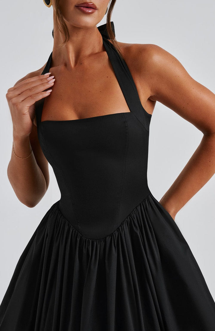 Robe Midi Bretelles Femme Cérémonie