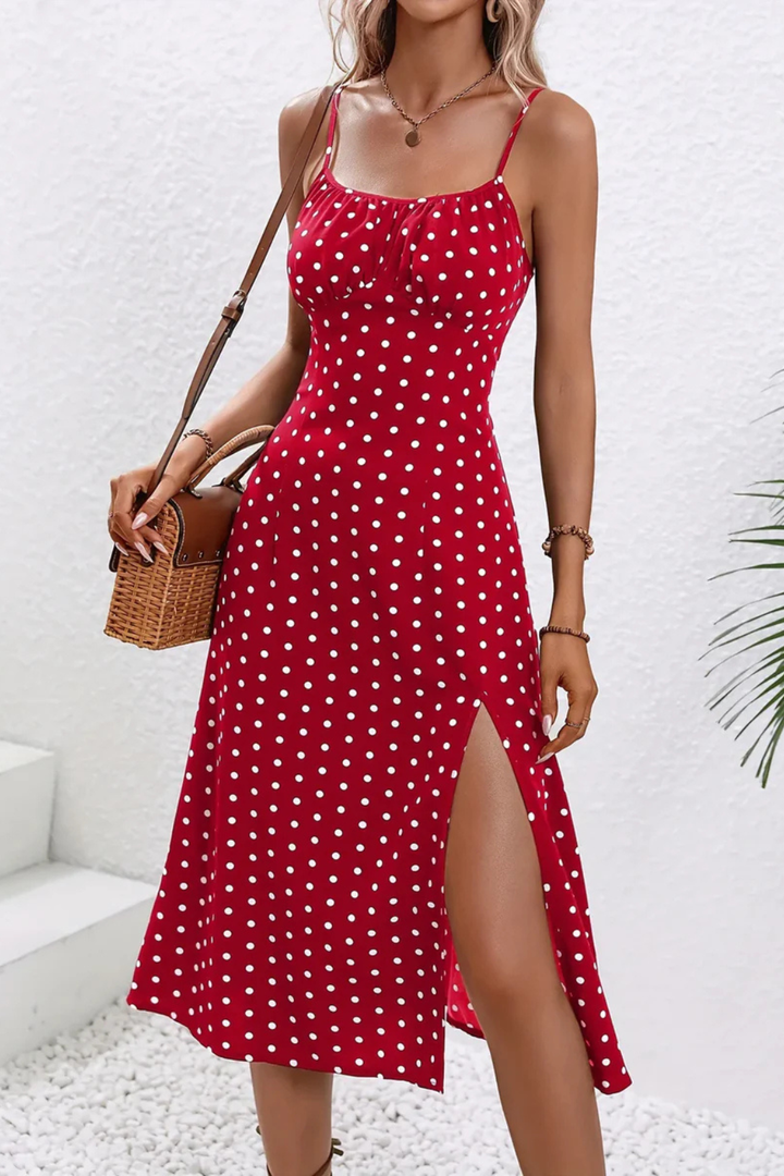 Robe Midi Bohème Fleurie Femme Sans Manches
