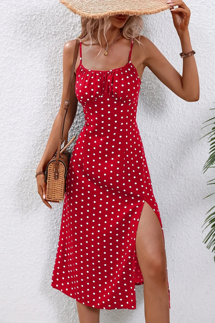 Robe Midi Bohème Fleurie Femme Sans Manches