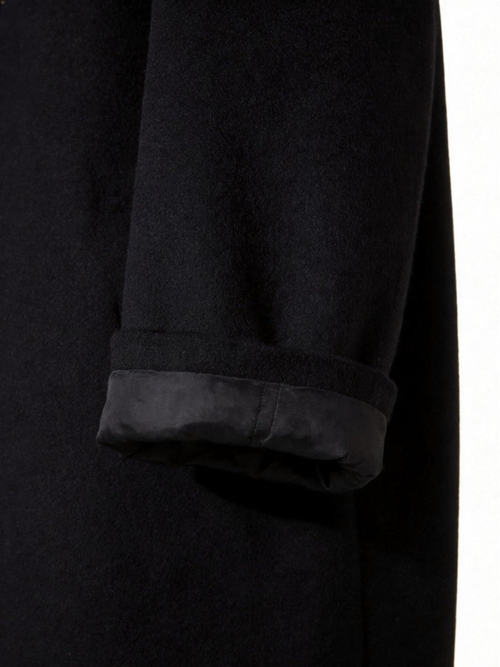 Trench classico invernale da uomo monopetto