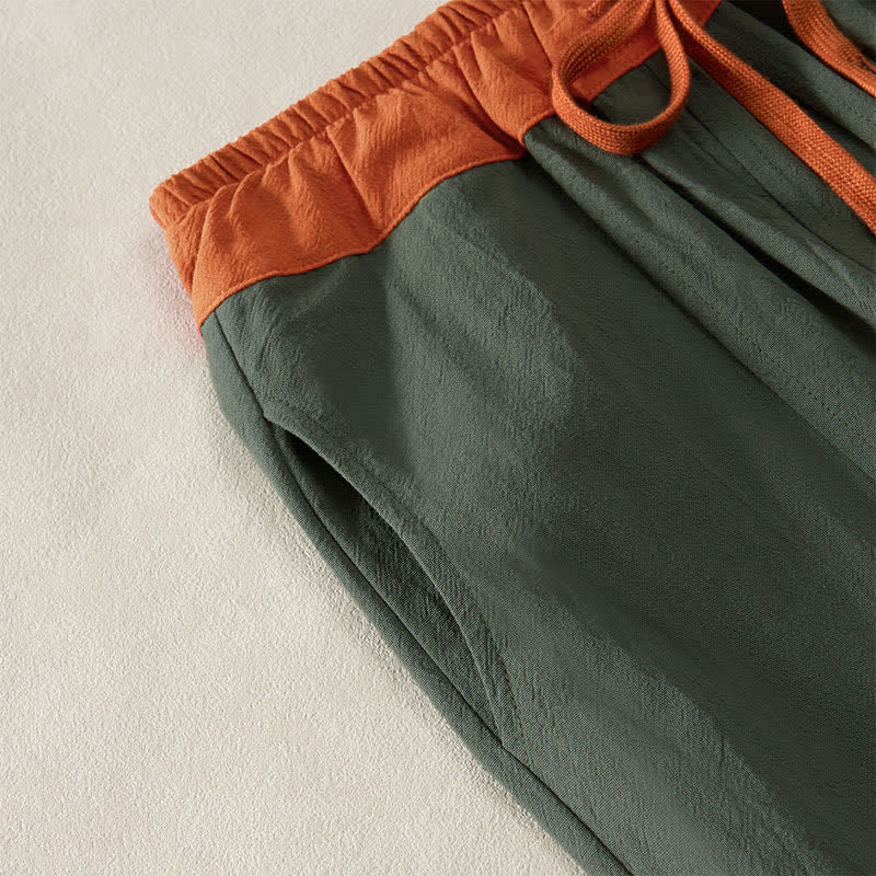 Pantalon de Jogging Sarouel en Velours Côtelé Pour Femme