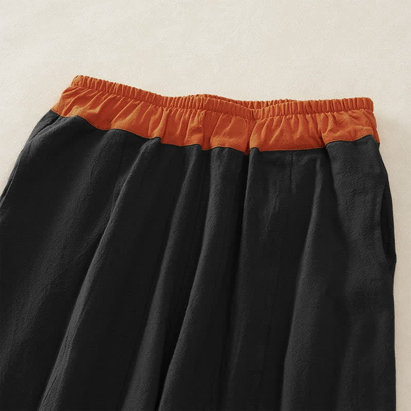 Pantalon de Jogging Sarouel en Velours Côtelé Pour Femme