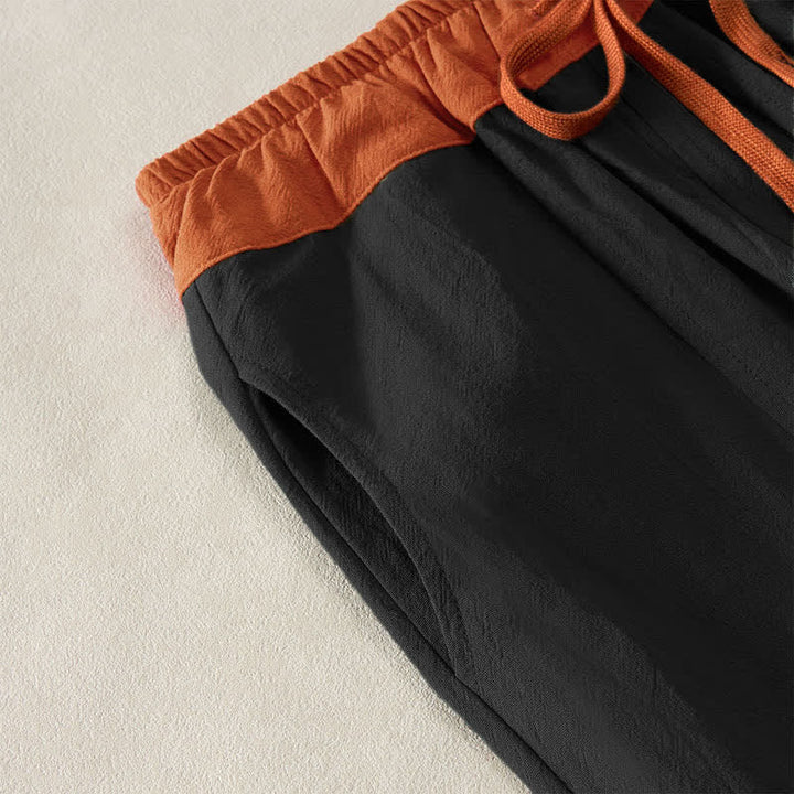 Pantalon de Jogging Sarouel en Velours Côtelé Pour Femme