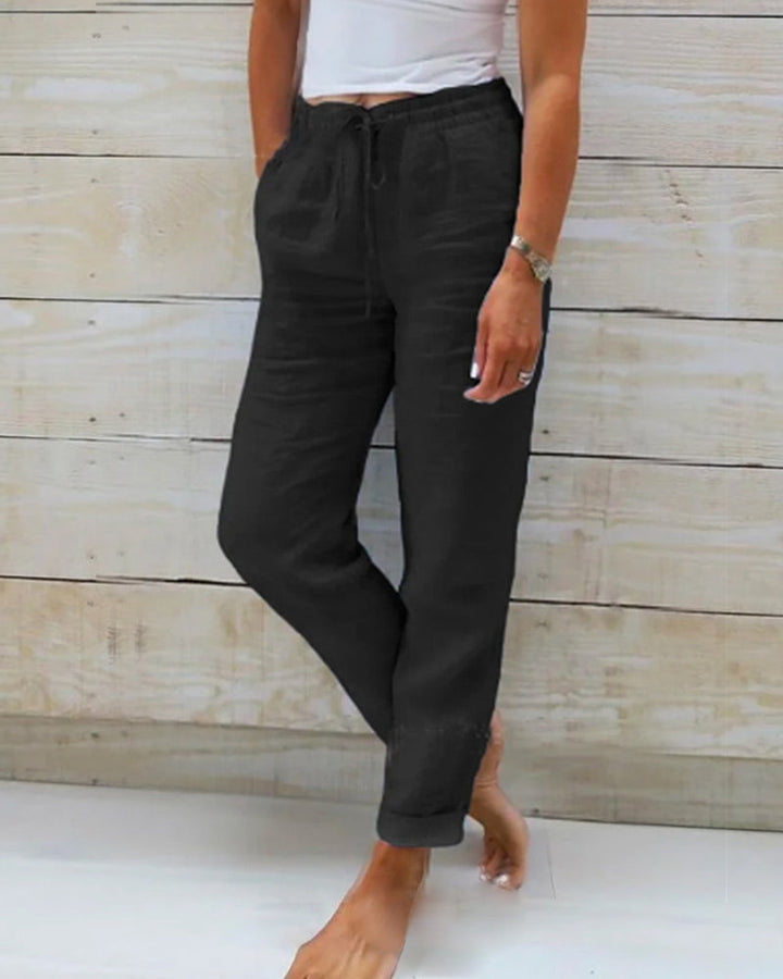 Pantalon Stretch Léger Femme Coupe Flexible