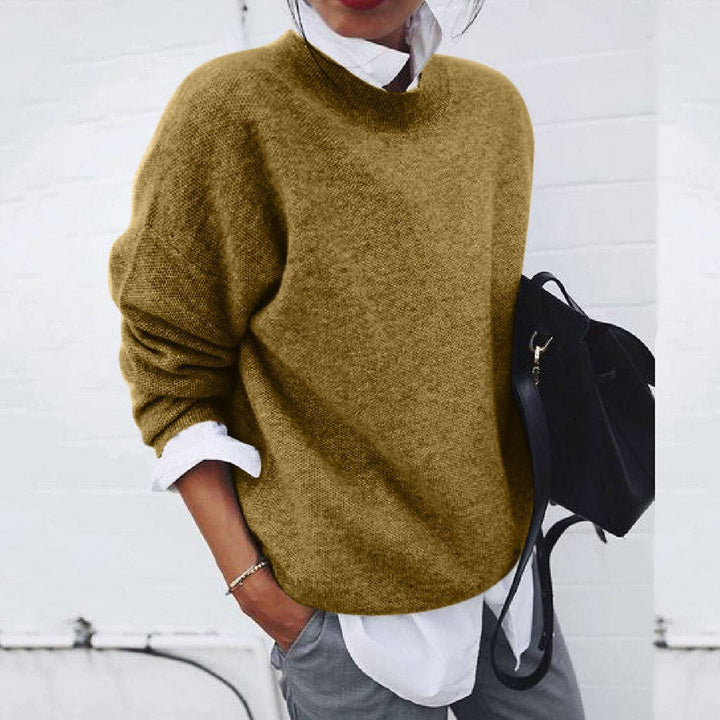 Women's Oversized Knit Crewneck Sweater