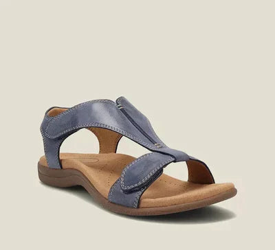 Sandales Cuir Femme Bout Ouvert Brides Réglables