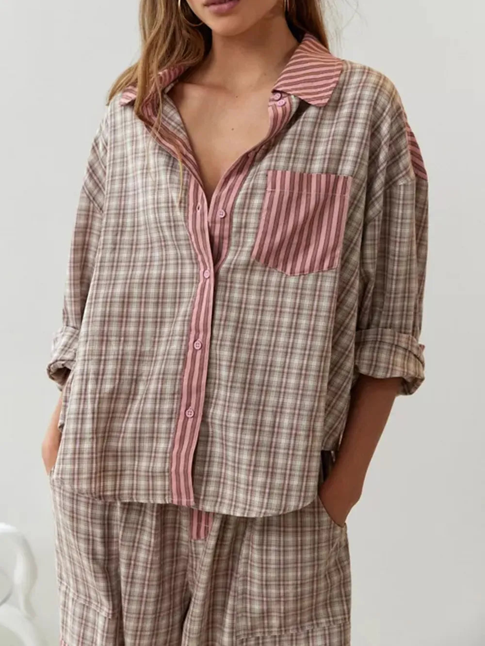 Pyjama Femme Coton Doux Extensible