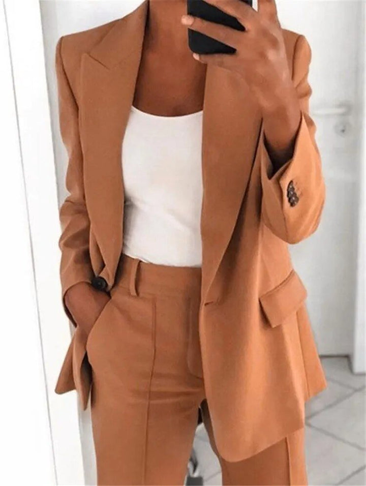 2-Piece Women's Blazer and Trousers Set