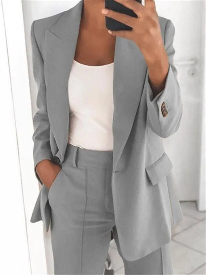 2-Piece Women's Blazer and Trousers Set