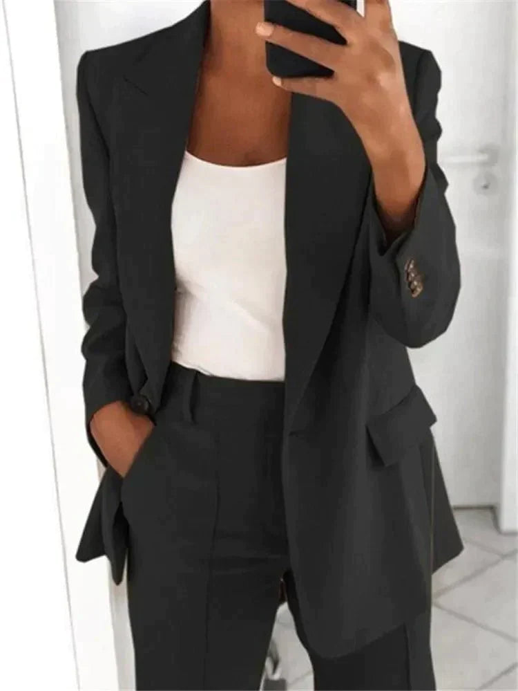 2-Piece Women's Blazer and Trousers Set