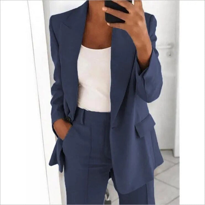 2-Piece Women's Blazer and Trousers Set