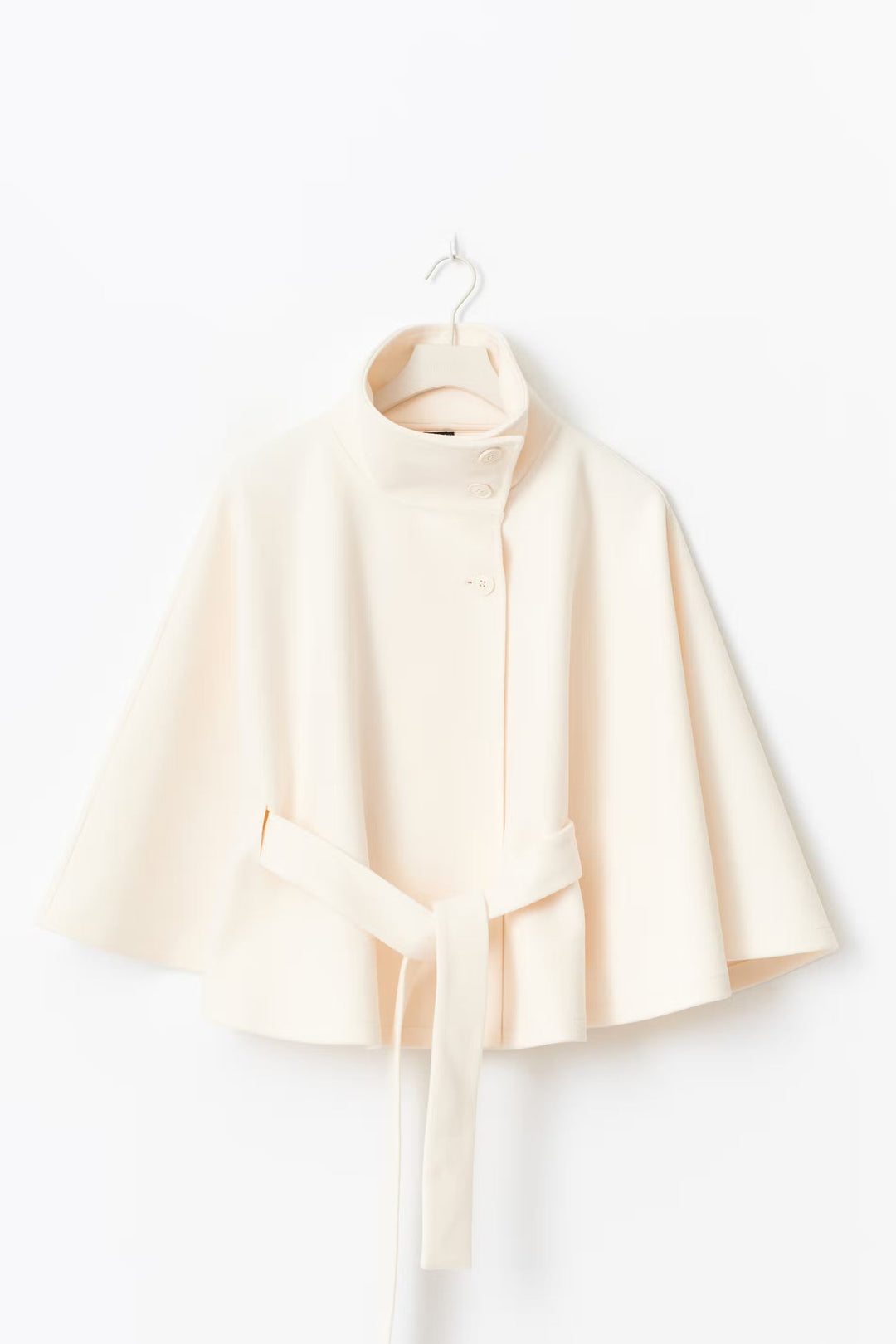 Manteau-Cape Élégant Pour Femme Avec Ceinture