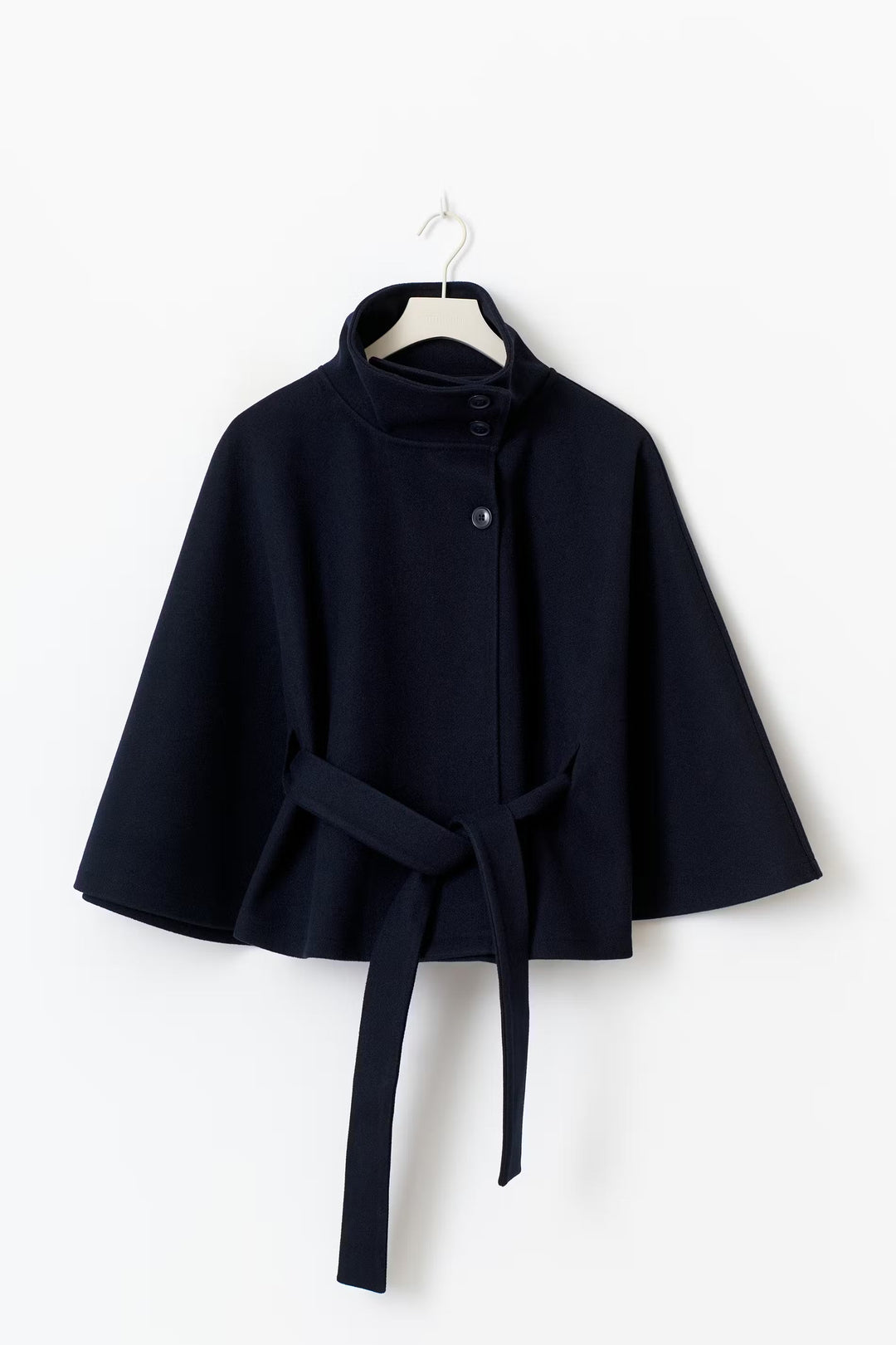 Manteau-Cape Élégant Pour Femme Avec Ceinture