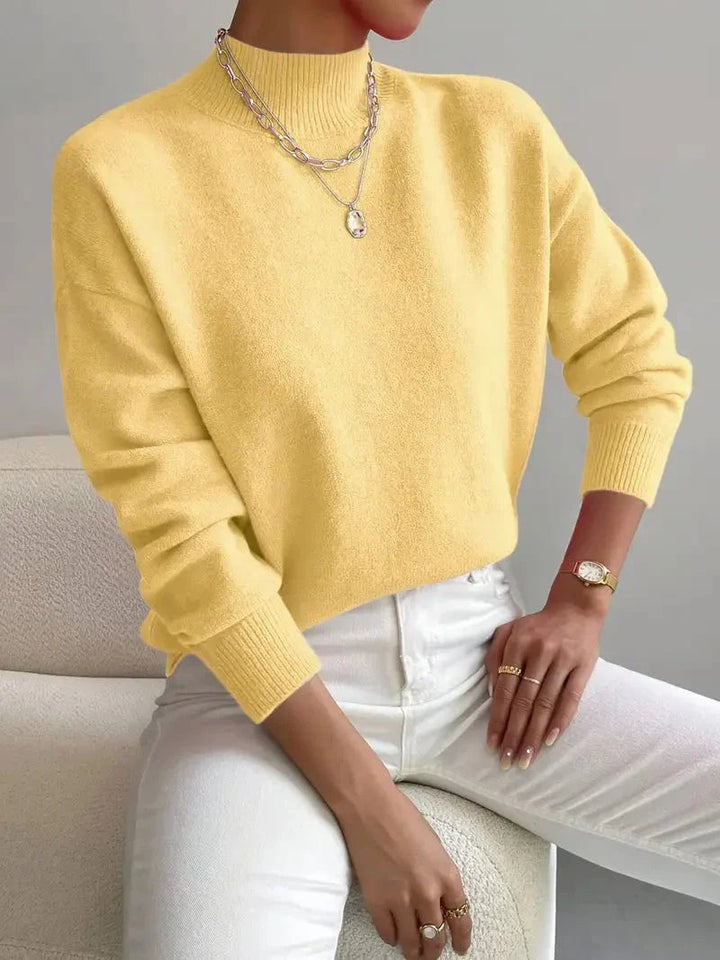 Soft Knit Crew-Neck Women's Sweater