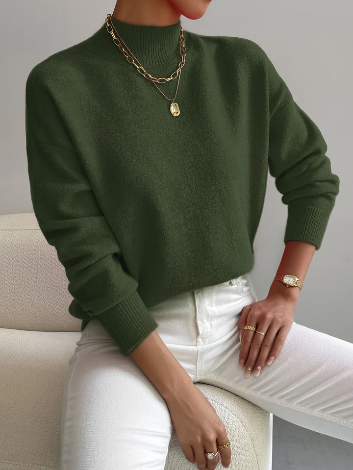 Soft Knit Crew-Neck Women's Sweater