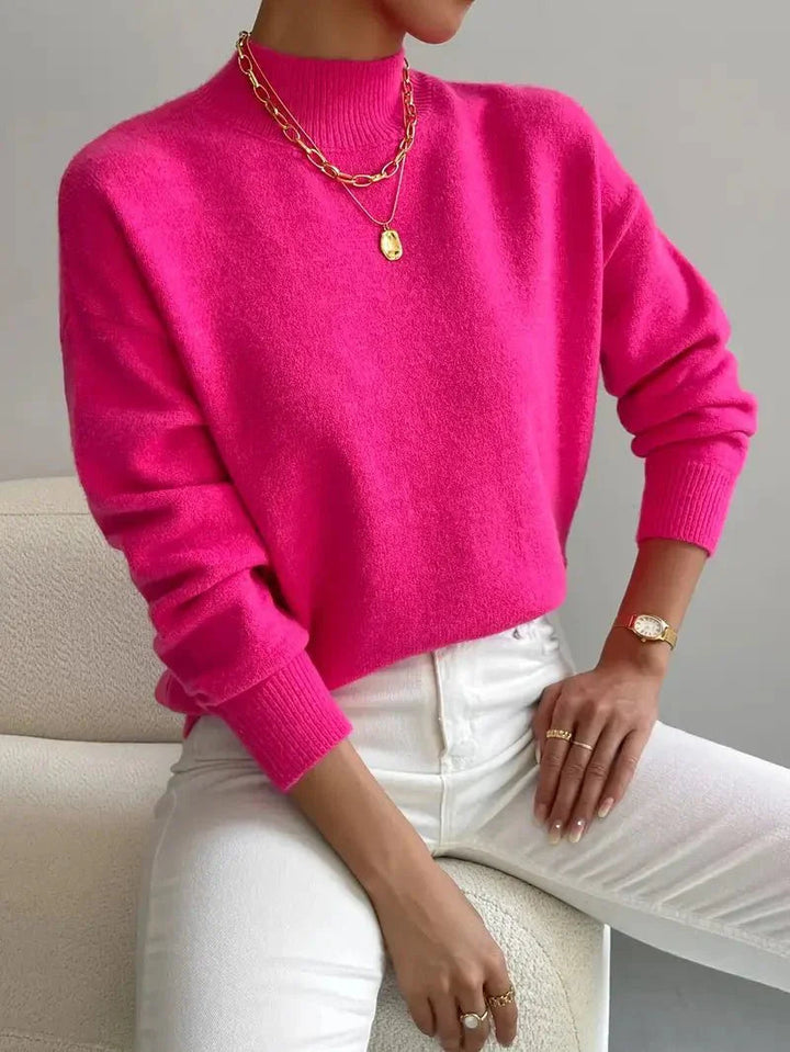Soft Knit Crew-Neck Women's Sweater