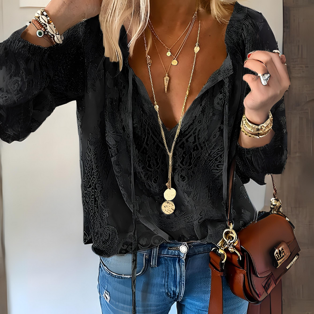 Blouse Crochet Boho Femme