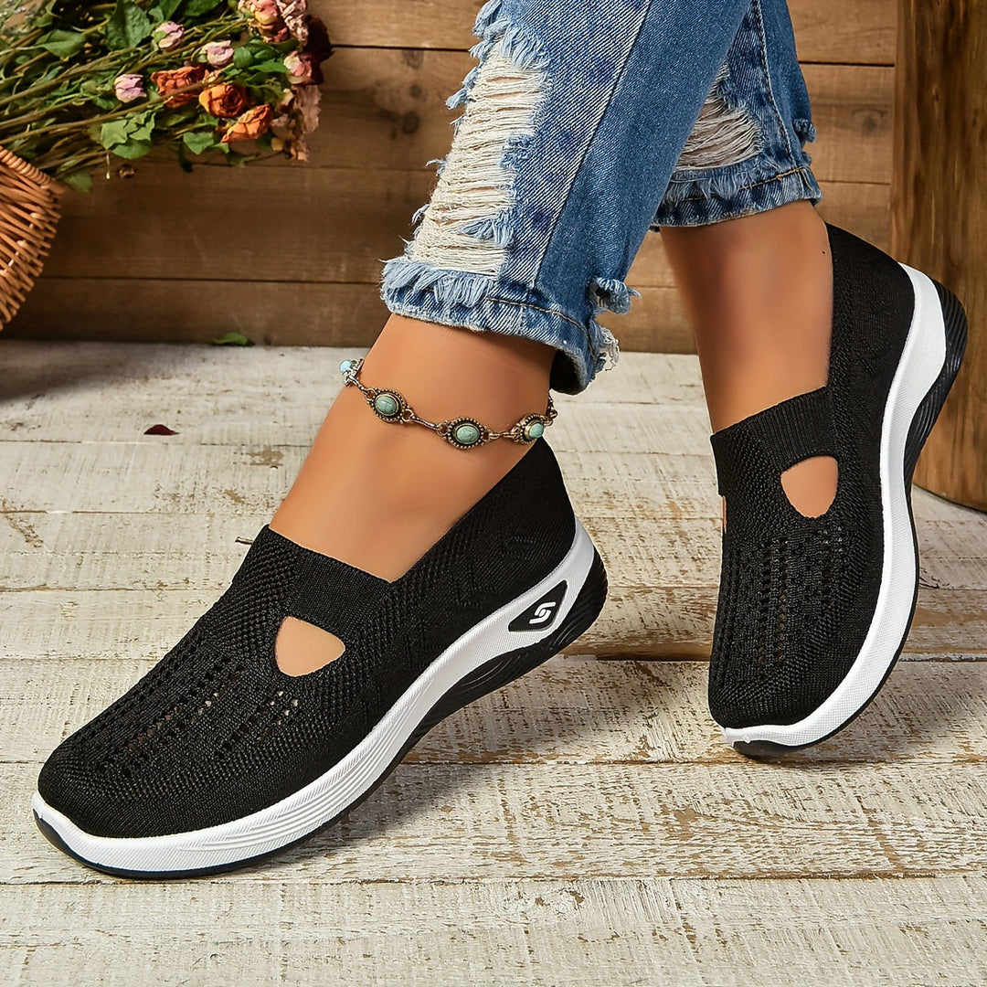 Sneakers Sans Lacets Confort Ergonomique Femme