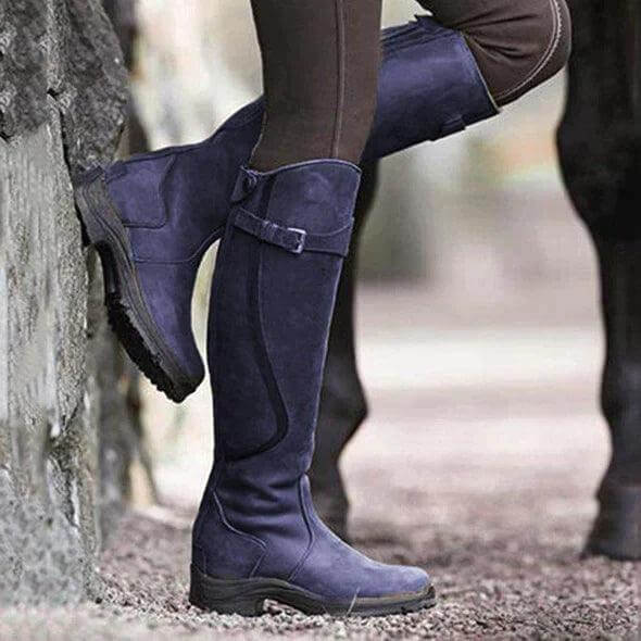 Bottes D'équitation Pour Femme à Hauteur de Genou Avec Boucle