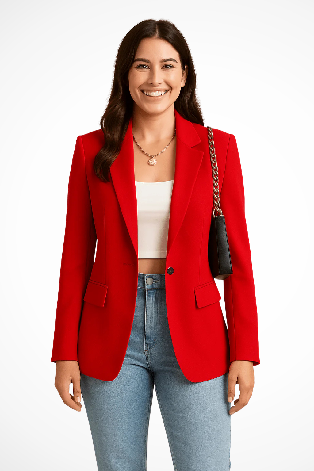 Blazer Tailleur Structuré Femme