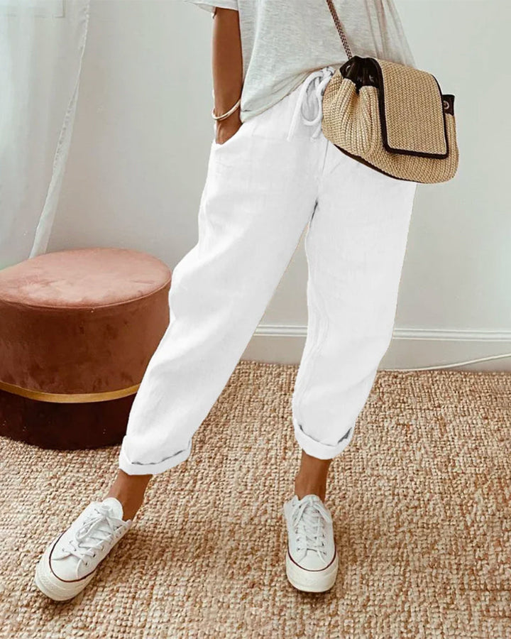 Pantalon Coton Respirant Femme Confort Anti-Humidité