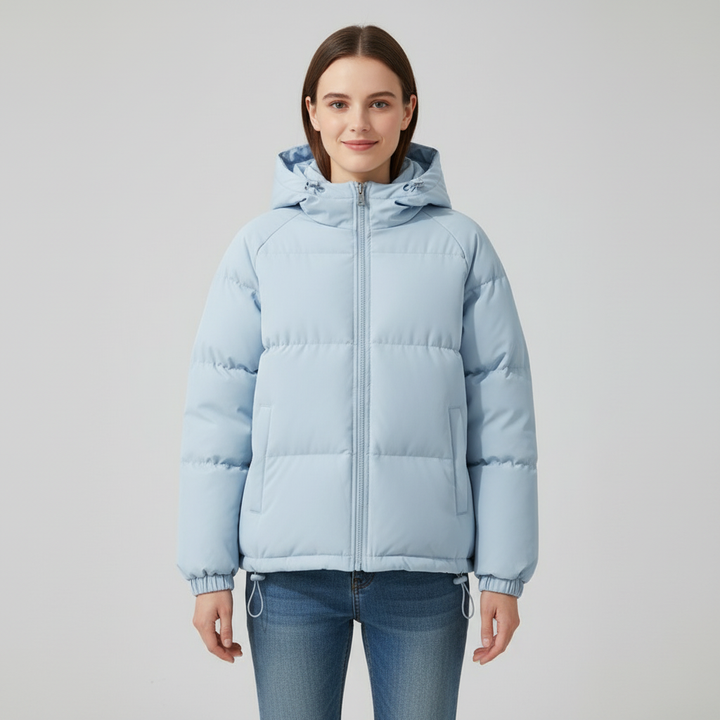 Warm Quilted Puffer Parka for Women