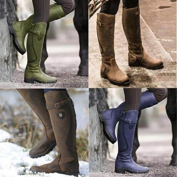 Bottes D'équitation Pour Femme à Hauteur de Genou Avec Boucle