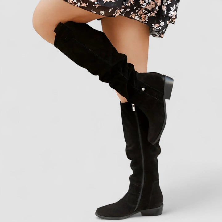 Women's High Block Heel Boots