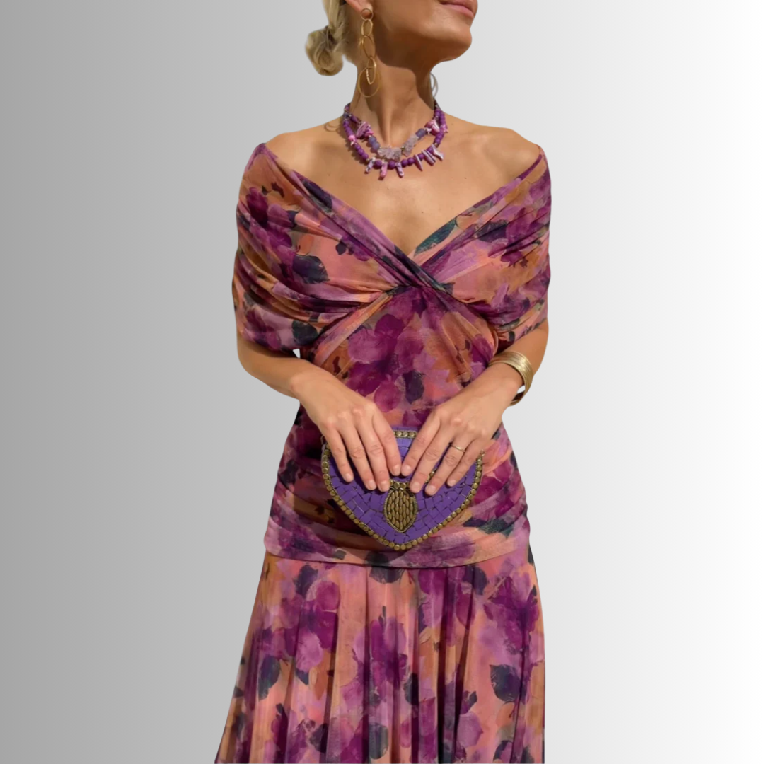 Robe Maxi Femme Épaules Dénudées Soirée