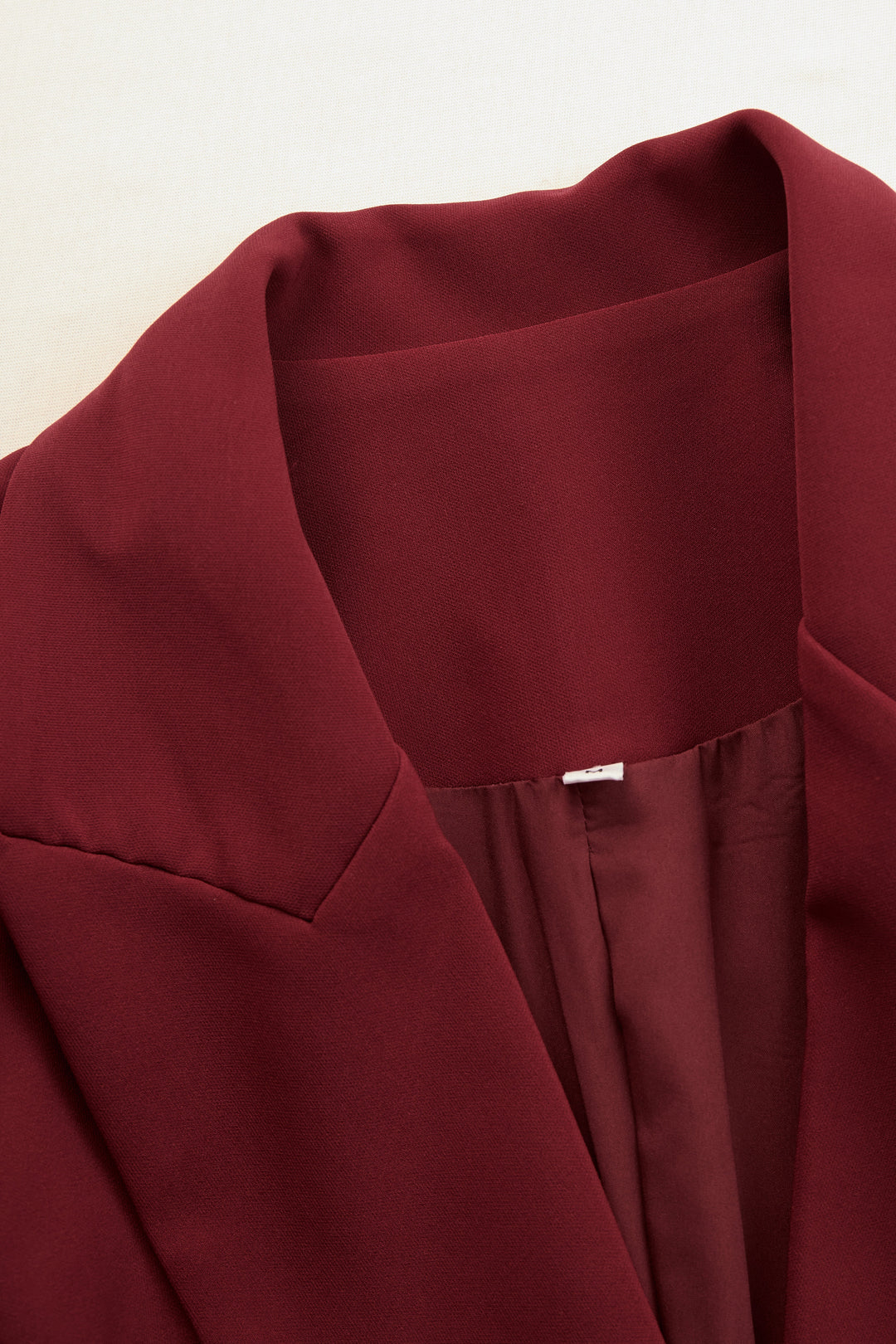 Abito midi elegante da donna, stile blazer, aderente e con scollo a V
