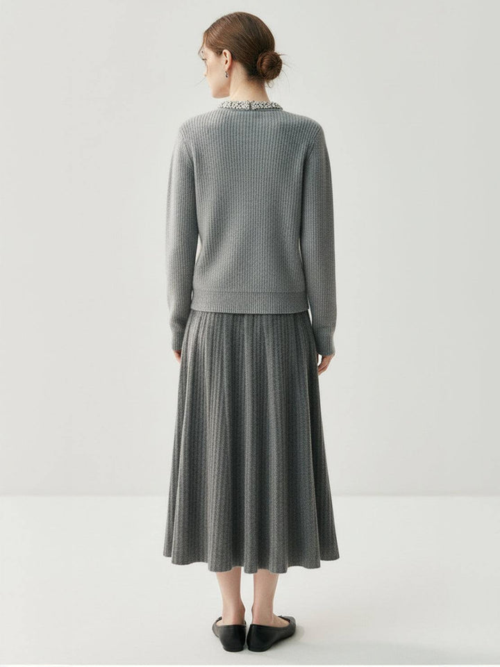 Cardigan elegante da donna abbottonato sul davanti