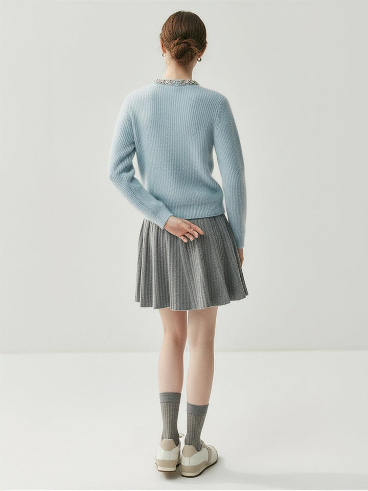 Cardigan elegante da donna abbottonato sul davanti