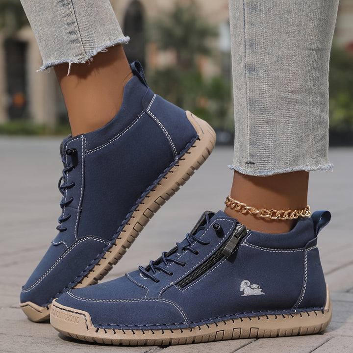 Baskets De Marche Confortables à Lacets Pour Femmes