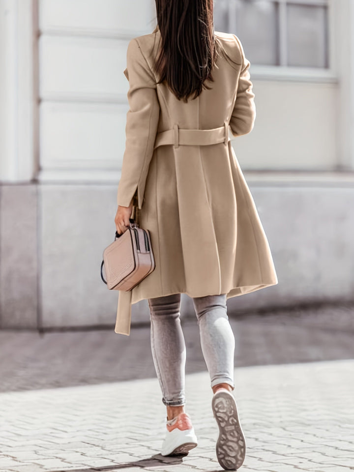 Trench-Coat Comprido Cintado para Mulher