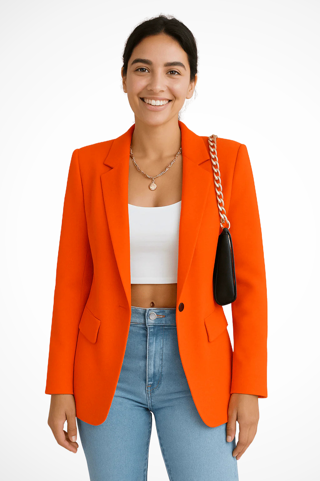 Blazer Tailleur Structuré Femme